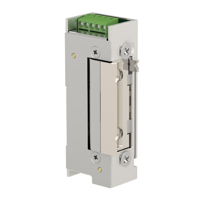 8E1V10 Electronic Strike 10-30V AC/DC 6,000N Fail-Secure with mechanical unlocking
