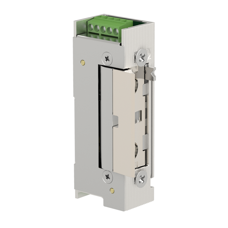 8E1V40 Electronic Strike 10-30V AC/DC 6,000N Fail-Secure with mechanical unlocking