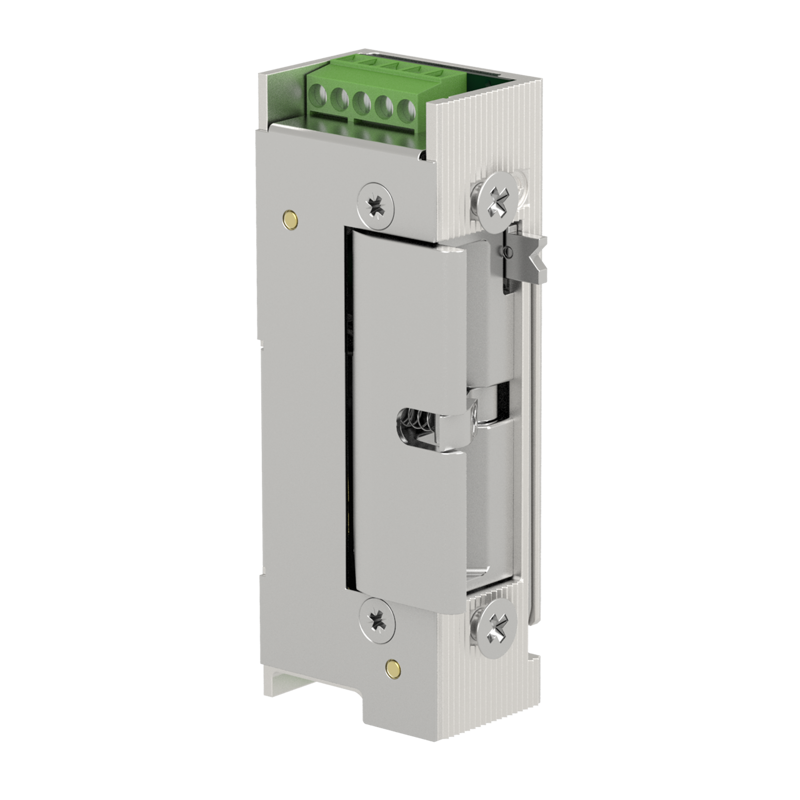 8E3V00 Electronic Strike 10-30V AC/DC 8,000N Hold-open with mechanical unlocking
