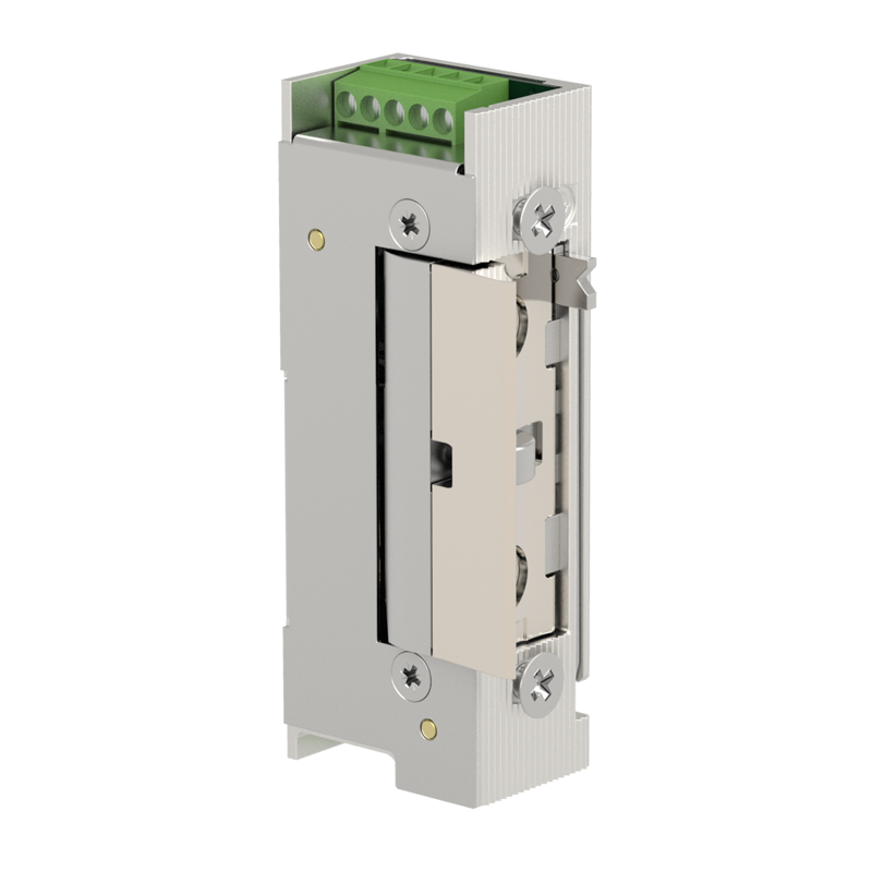 8E3V40 Electronic Strike 10-30V AC/DC 6,000N Hold-open with mechanical unlocking
