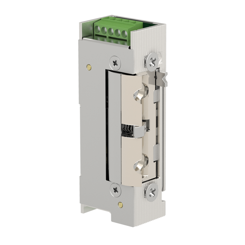 8E3V50 Electronic Strike 10-30V AC/DC 6,000N Hold-open with mechanical unlocking