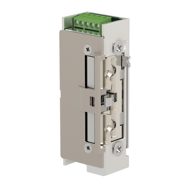 8E3V61 Electronic Strike 10-30V AC/DC 6,000N Hold-open with mechanical unlocking