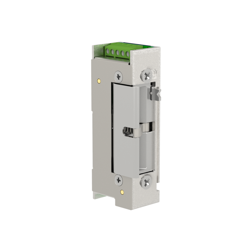 8ESNV00 Electronic Strike 10-30V AC/DC 10,000N Hold-open with monitoring and mechanical unlocking