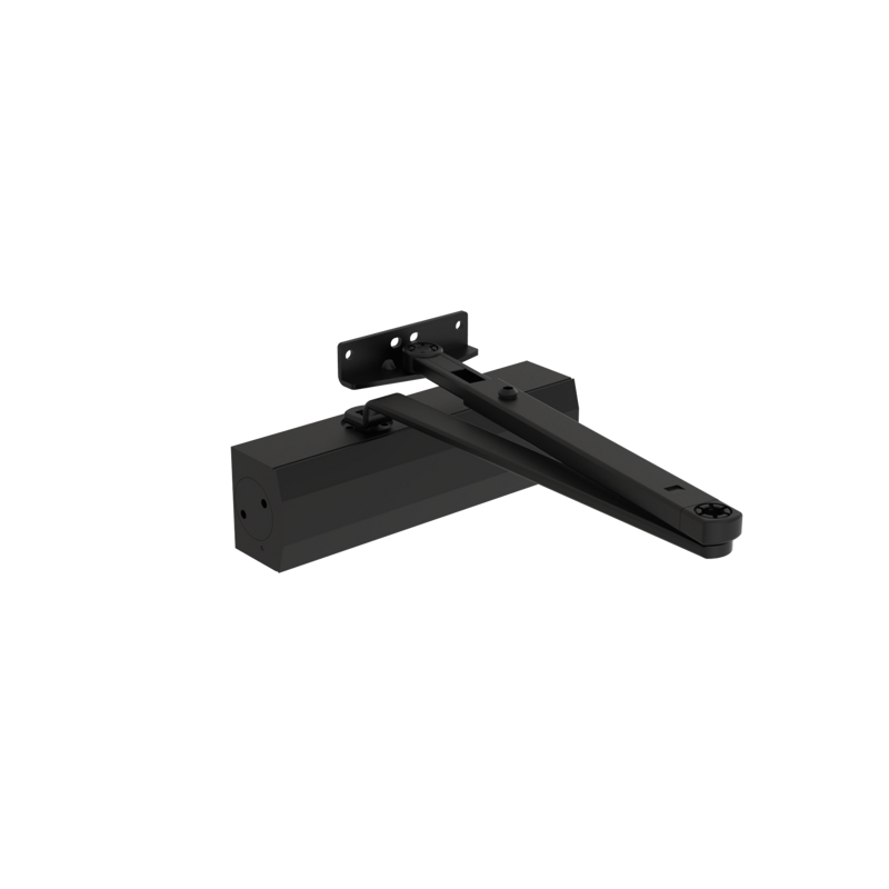 OTS210BK Overhead Door Closer with articulated arm Force 2–4 Black