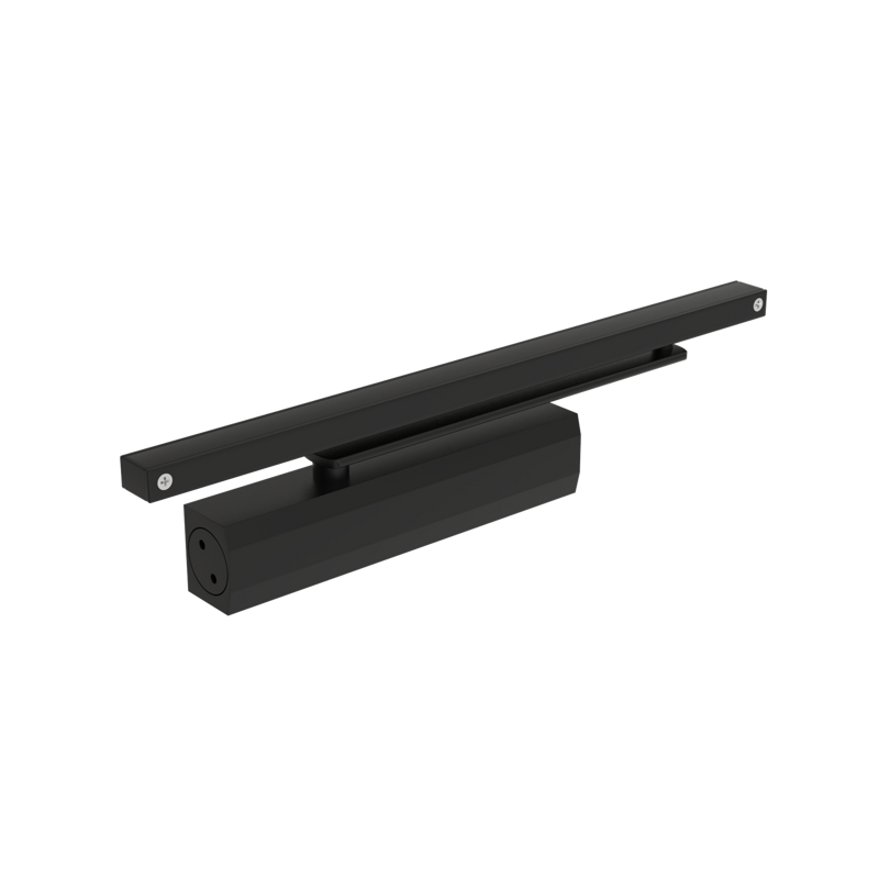 OTS634BK Overhead Door Closer with sliding guide Force 2–4 suitable for fire doors Black