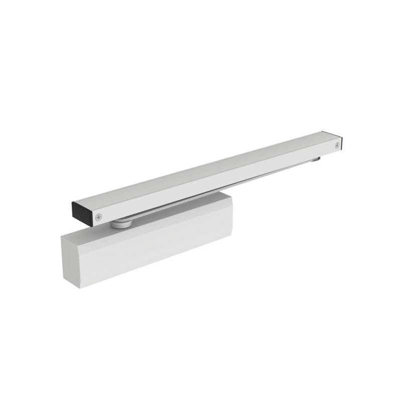 OTS736BW Overhead Door Closer with sliding guide Force 2–5 suitable for fire doors White