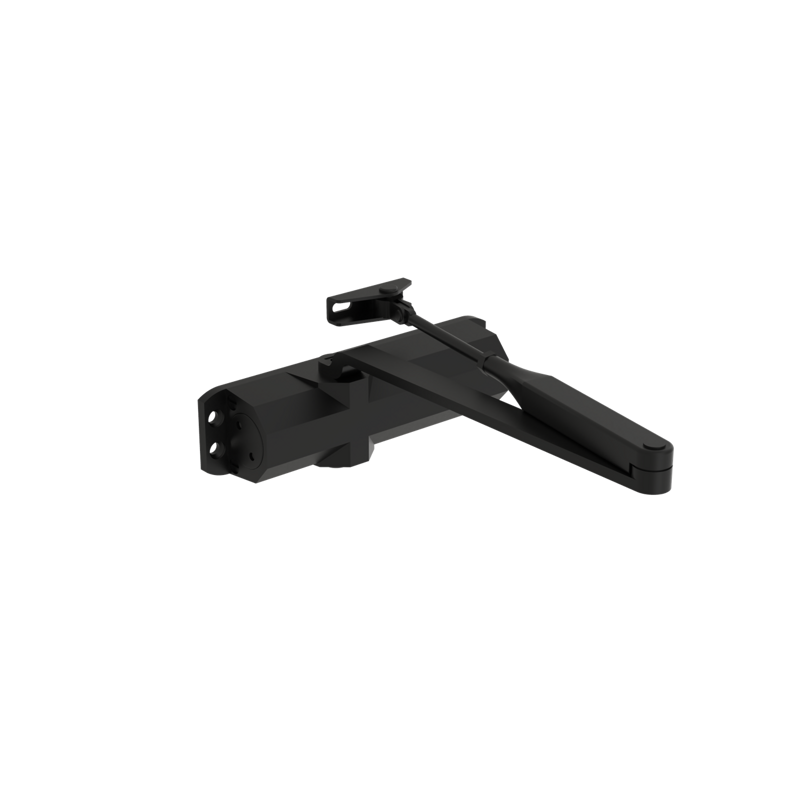 OTS134BK Overhead Door Closer with articulated arm Force 2–4 suitable for fire doors Black
