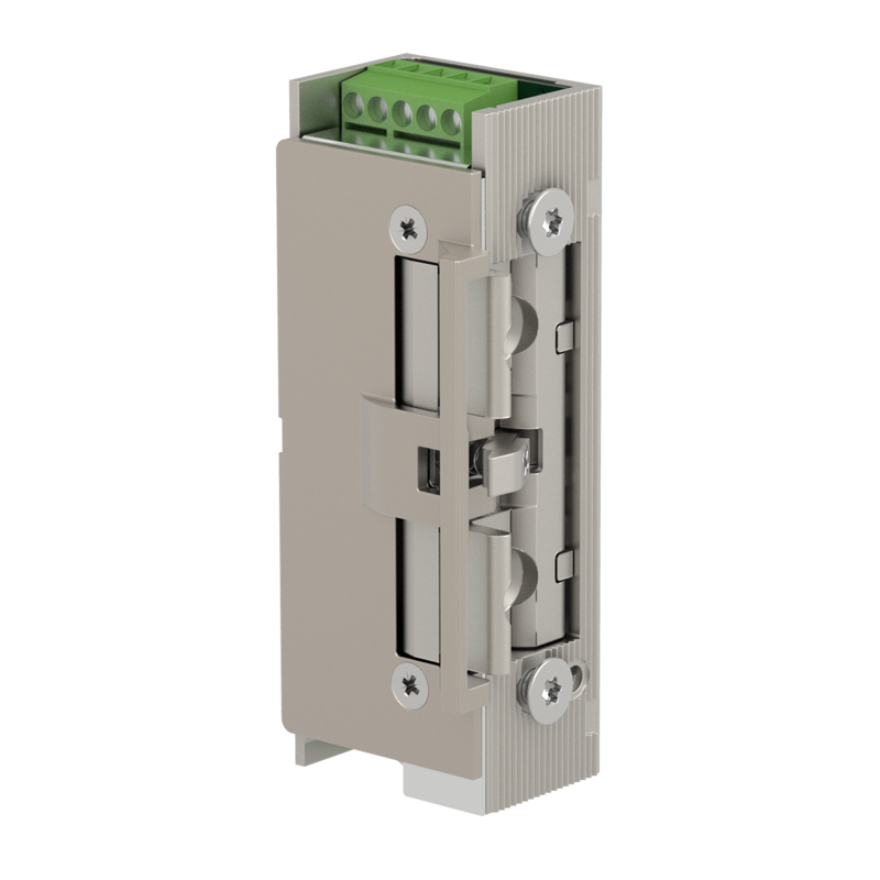 8EM7V21 Electronic Strike 10-30V AC/DC 9,000N Fail-Secure with double monitoring