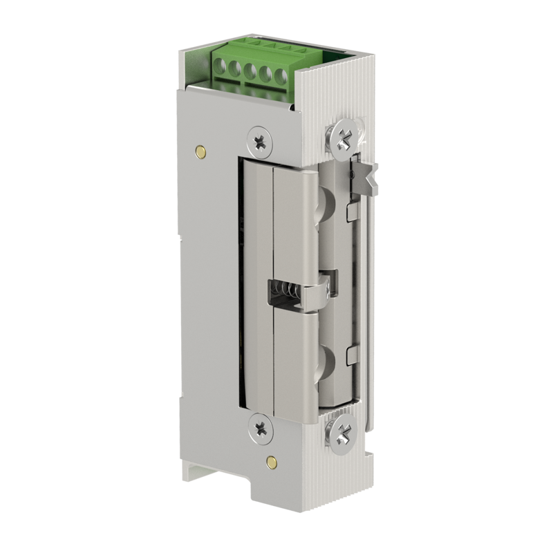 8ES3V10 Electronic Strike 10-30V AC/DC 8,000N Hold-open with mechanical unlocking