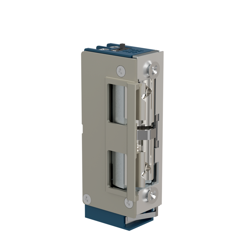 5DK6W51 Electric Strike Smoke 12/24V AC/DC 5,800N Fail-Secure with monitoring