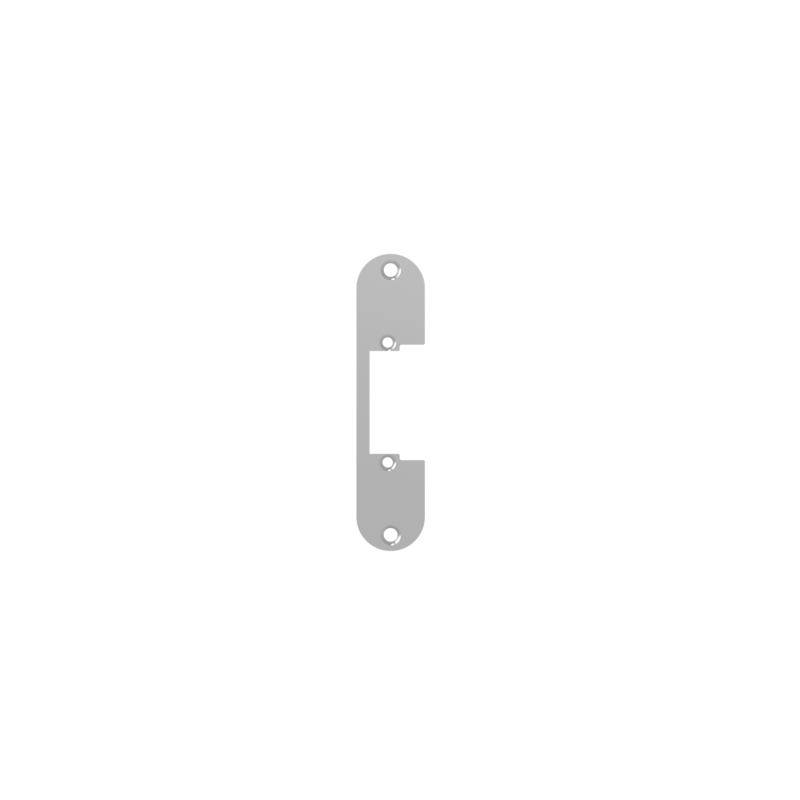 S19X Faceplate Short 130x30x3mm R15 Inox
